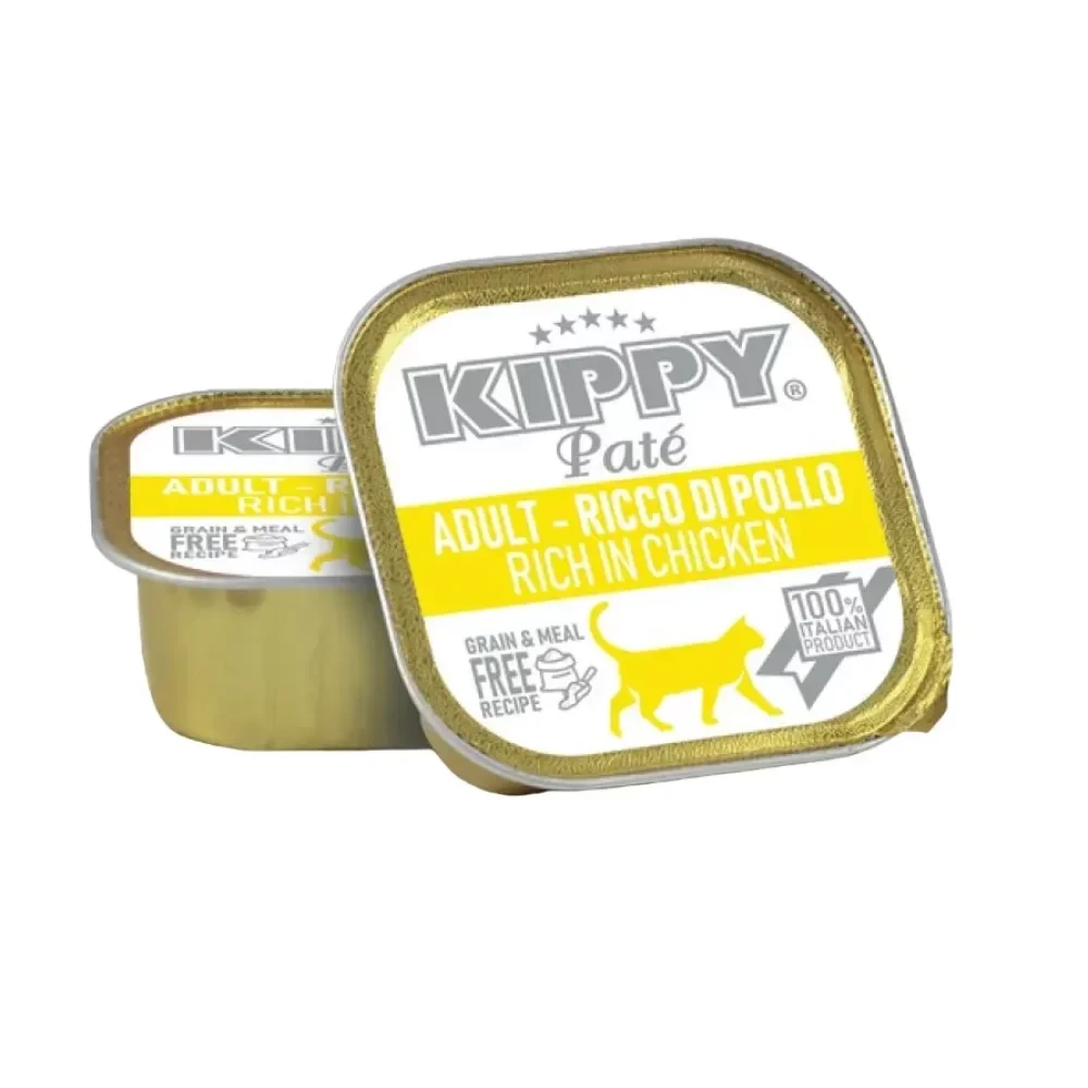 Вологий корм KIPPY Pate Adult Cats Chicken для дорослих котів з куркою у вигляді паштету 90 г