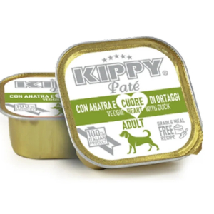 Вологий корм KIPPY Dogs Duck and heart of Vegetable для дорослих собак з качкою 150 г