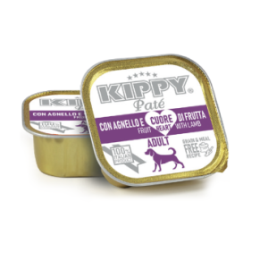 Вологий корм KIPPY Lamb and heart of Fruit для дорослих собак з ягням 150 г