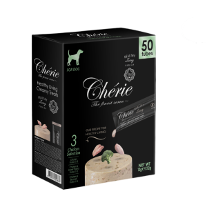 Набір крем-снеків Cherie Cat Healthy Living Creamy Treats для собак на основі курки 50 шт. (3 смаки)