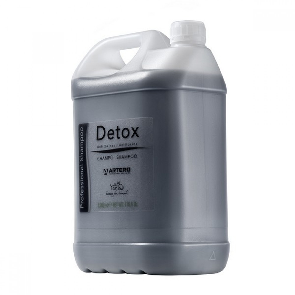 Універсальний шампунь для кішок і собак Artero Detox з ефектом очищення шерсті від забруднення та токсинів 5 л