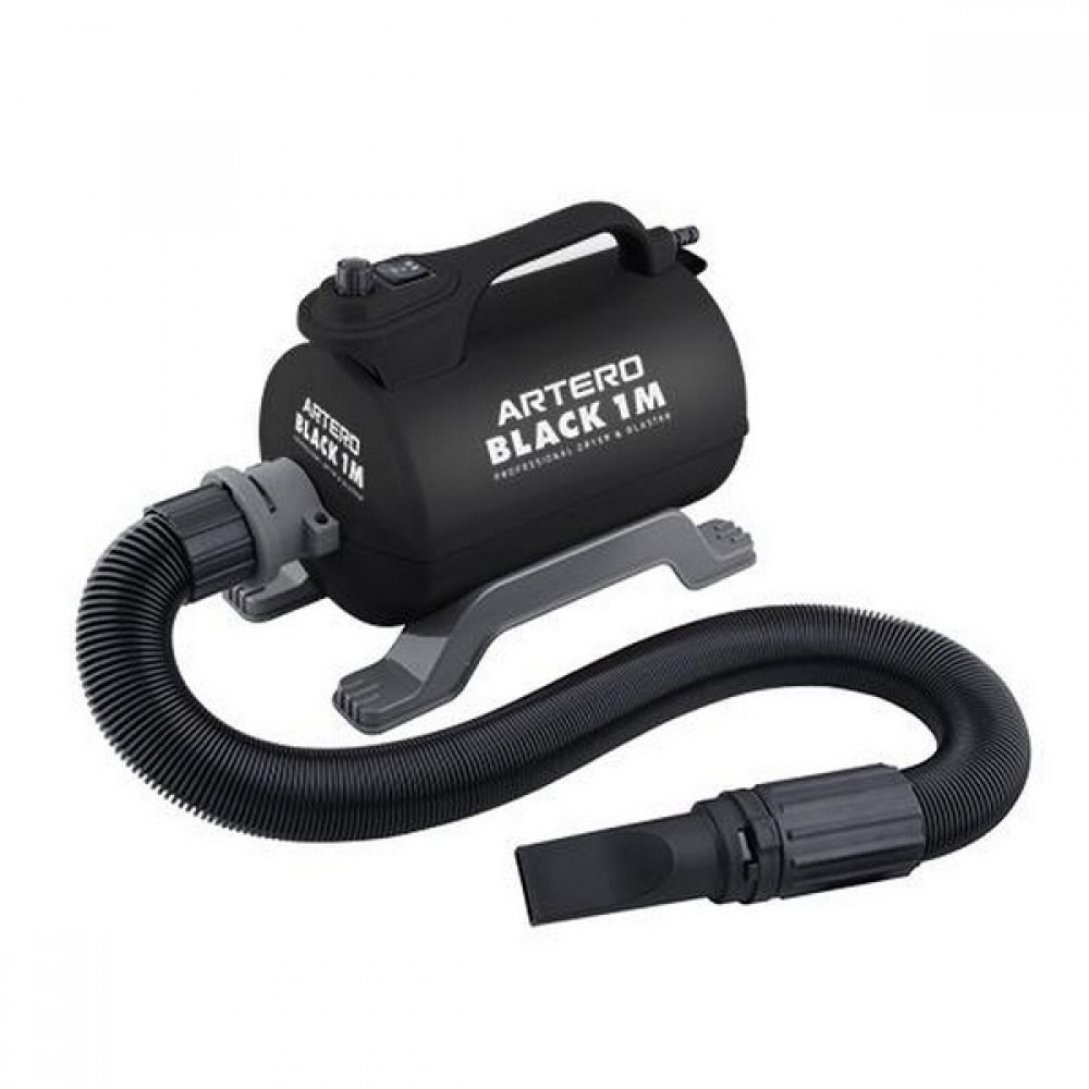 Професійний стаціонарний фен Artero Black 1 Motor для тварин, потужність 2600 Вт