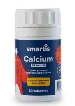 Вітаміни Calcium Smartis Premium для здорових зубів та кісток собак 60 таблеток