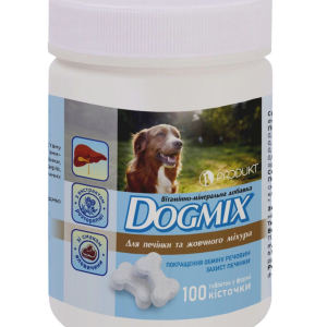 Вітамінно-мінеральна добавка для собак DOGMIX (Догмікс) для печінки та жовчного міхура №100 таблеток, Продукт