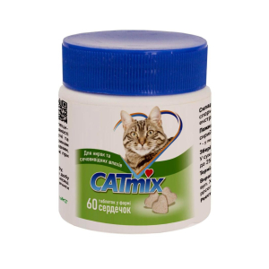 Вітамінно-мінеральна добавка CATMIX (Кетмікс) для нирок та сечовивідних шляхів кішок 60 таблеток, Продукт