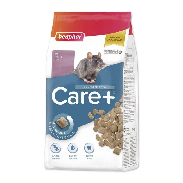 Повноцінний корм для щурів CARE+ Rat 750 г, Beaphar
