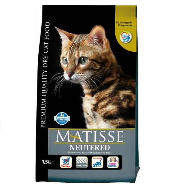 Сухий корм Farmina Matisse Neutered Chicken для стерилізованих кішок, з куркою, 1.5 кг