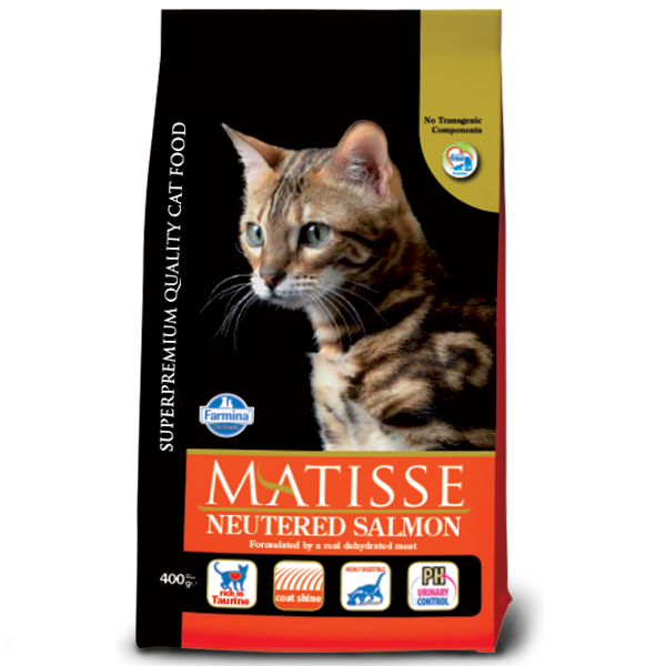 Сухий корм Farmina Matisse Neutered Salmon для стерилізованих кішок з лососем, 10 кг