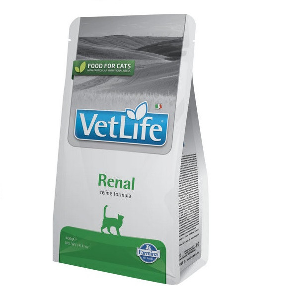 Сухий корм Farmina Vet Life Renal для котів для підтримки функції нирок, 400 г