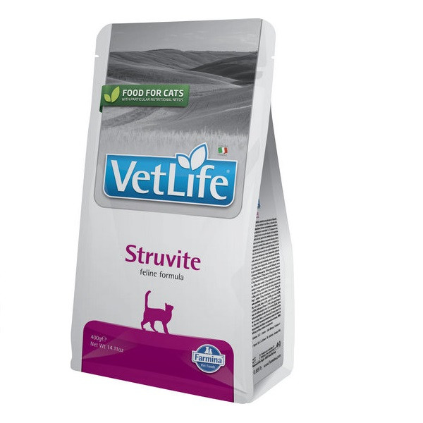 Сухий корм Farmina Vet Life Struvite для котів для розчинення струвітних уролітів, 400 г