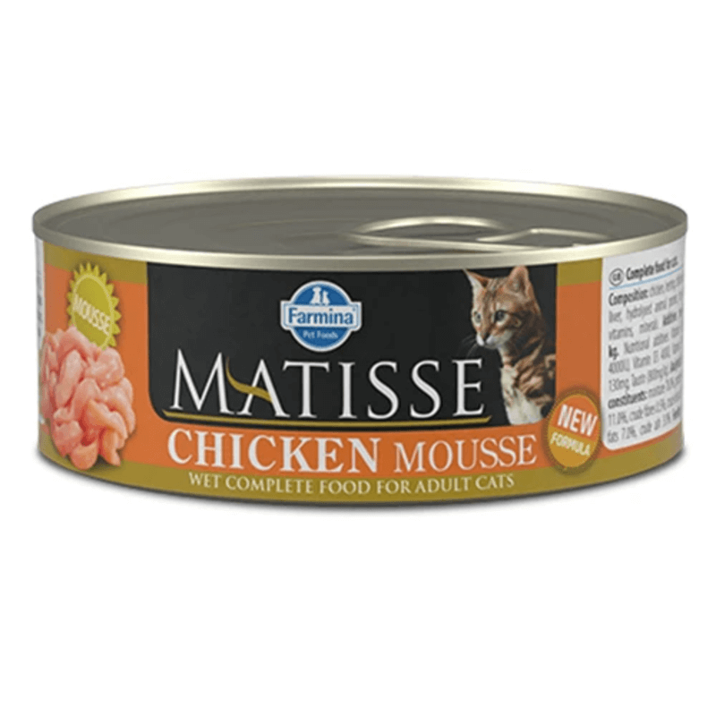 Вологий корм Фарміна Farmina Matisse Cat Mousse Chicken для дорослих котів з куркою, 85 г