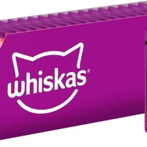 Whiskas (Віскас) Pure Delight з яловичиною у желе для дорослих кішок 85 г (блок 28 шт)