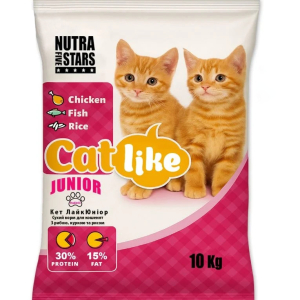 Сухий корм Nutra Five Stars (Нутра Файв Старс) Cat like Junior для кошенят з рибою, куркою та рисом 10 кг